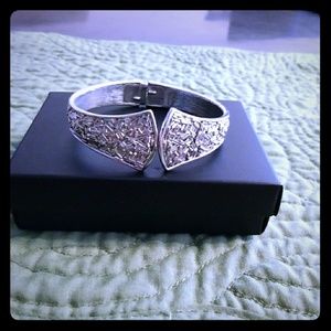 Trifari Silver Cuff Bracelet